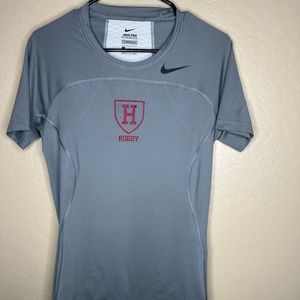 Nike Pro Hypercool Compression Harvard Rugby Shirt. Size L